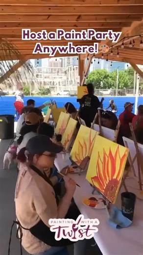  Host a Paint Party Anywhere!  Want to turn your office, backyard, or event space into a pop-up studio? We’ll bring the paint party to YOU! ️ No experience needed  We bring all supplies  Fun for teams, birthdays, bridal showers & more! Let’s make something beautiful—anytime, anywhere! #pwatkaty #katytx #paintparty #paintwithfriends #paintingfun | Painting with a Twist | Facebook