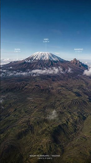 Kilimanjaro — Tanzania's Volcanic Giant 👀
