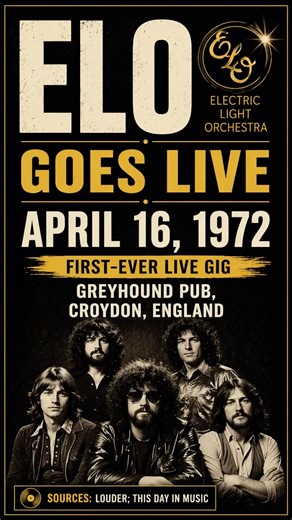 Before They Were Legends: ELO’s First Live Show (1972)