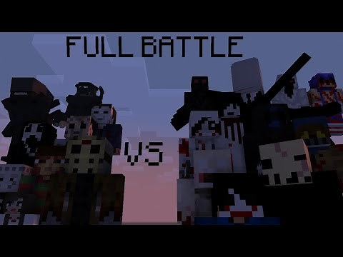 (13+) Horror Movie Monsters vs Creepypastas Minecraft Animation