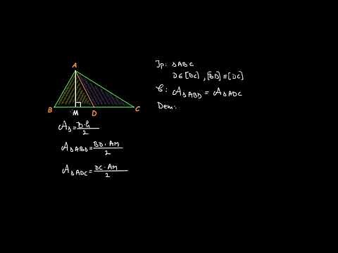 Median in a triangle | Lectii-Virtuale.ro