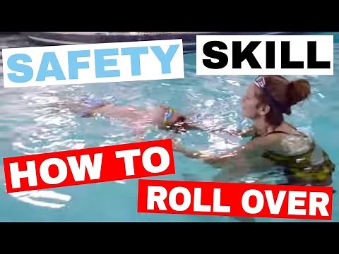 Roll front to back swimming and back to front - Swimming lessons beginners tips