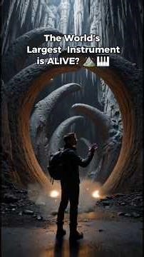 The World’s Largest Instrument is ALIVE? ⛰️🎹 #shorts #geology #musichistory #luraycaverns #facts