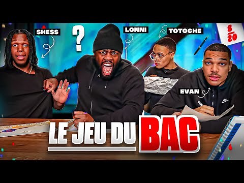 LE JEU DU BACCALAURÉAT avec les derniers de la classe