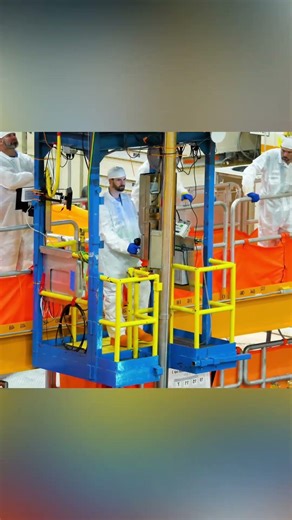 The delicate moment of replacing nuclear fuel #Technology #Engineering #NuclearEnergy