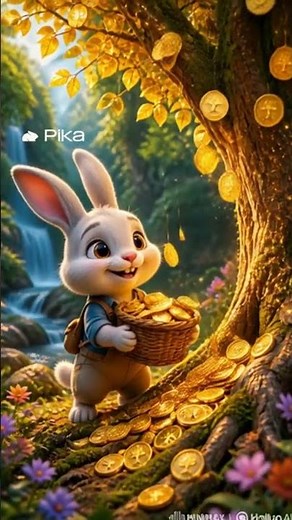 Poor Bunny Finds a Magic Seed 🌱✨ | From Poor to Rich! | Heartwarming Bunny Story 🐰💰