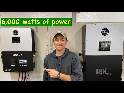 EG4 6000xp off grid inverter, install and initial review