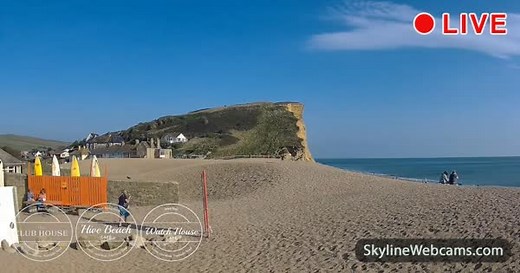 【LIVE】 Live Cam West Bay Beach - Bridport | SkylineWebcams