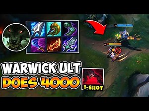 Mathematically Correct Warwick deletes anything with R (4000 damage ults)