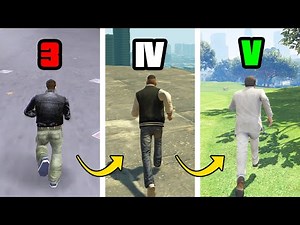 SPRINTING In GTA Games (Evolution)