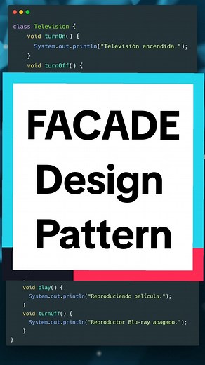 Facade Design Pattern - Patrón de diseño Estructural que brinda una interfaz simple y unificada para interactuar con un subsistema complejo. #programacion #facade #facadedesignpattern #fachada #facadepatrondediseño #patrondediseño #patronesdediseño #arquitecturadesoftware #ingenieriadesoftware #developer #java #uml