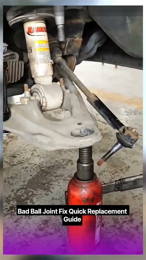 Bad Ball Joint Fix Quick Replacement Guide #shorts #mechanic #tips