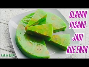Processed Bananas to Make Delicious Cakes | It's easy to make and guaranteed to make you addicted