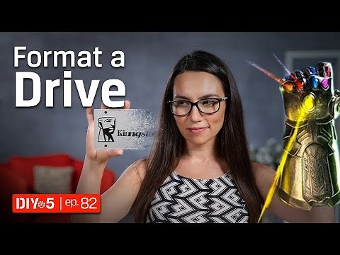 How to Format a Hard Drive or SSD to Erase it Forever! DIY in 5 Ep. 82