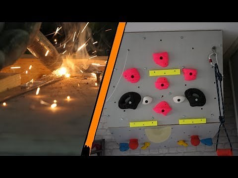 Présentation de mon mur d'escalade, enfin terminer!