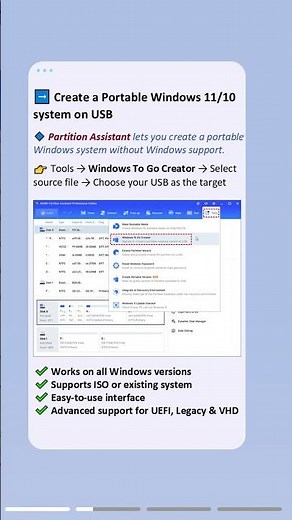 Create a Portable Windows 10/11 System on USB