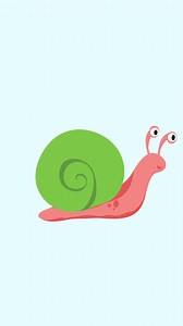 Download Garden Snail Crawling 2D Animation Vertical On 2D Animation for free