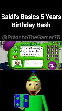 Baldi's Basics 5 Years Birthday Bash #baldisbasics #baldi #shorts #pghlfilms #baldibasicsmod #gaming