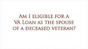 VA Loan Eligibility for Survivors