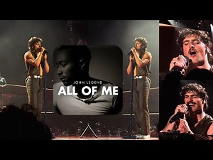 Benson Boone covers “All of Me” by John Legend in Orlando 2025 #livepreformance