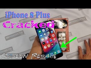 iPhone 8 Plus Cracked Screen Repair (Front Glass Only) with Laser