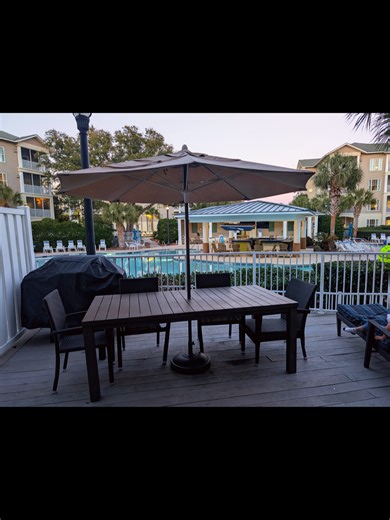 Holiday Inn Club Vacations is a VIBE! Hot tub ✅ 🥵 Sauna ✅ Pools (indoor and outdoor) ✅ Mini Game room ✅ 🎮 Volleyball ✅ 🏐 Basketball 🏀 ✅ Water Park ✅ 🌊 Pool bar ✅ 🍷 I can't even begin to tell you how great the experience was. From the staff, to the warm pools, all the things for all ages it was truly a great bang for the buck too! I suggest using booking to book through as the price was crazy cheap! #myrtlebeach #holidayinnclubvacations #vacations #familyfriendly #beautiful