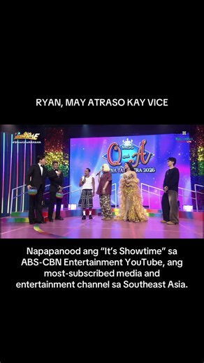 RYAN, MAY ATRASO KAY VICE — clip mula sa It's Showtime