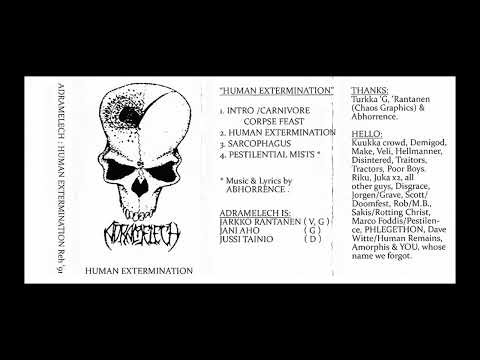 Adramelech (Fin) - Human Extermination (Full demo) 1991