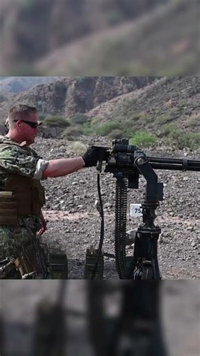 Minigun Unleashed: U.S. Marines Firepower on Full Blast! #shorts #military