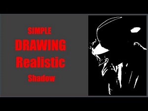 Drawing Realistic Shadow on Black paper