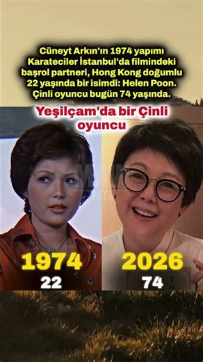 Cüneyt Arkın'la Başrolü Paylaşan Hong Kong Doğumlu Oyuncu- Helen Poon #keşfet #yeşilçam