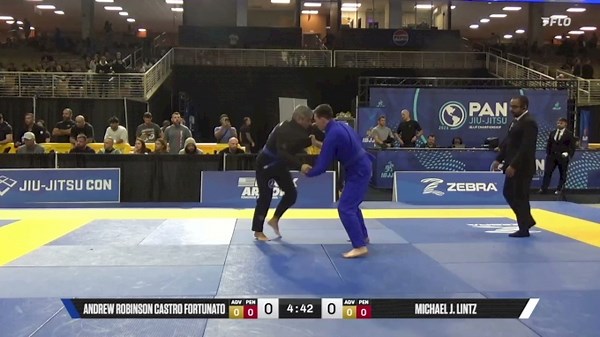Andrew Robinson Castro Fortunato vs Michael J. Lintz 2026 Pan Jiu Jitsu IBJJF Championship