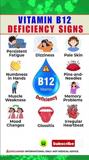 10 Warning Signs of Vitamin B12 Deficiency