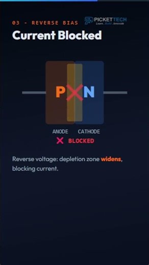 Diodes Explained in 30 Seconds ⚡ #electronics #engineering #shorts