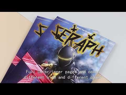 Custom Comic & Manga Book Printing | Full-Color Softcover Services