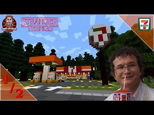 How to build the 7/11 from Stranger Things in Minecraft!! [1/2]