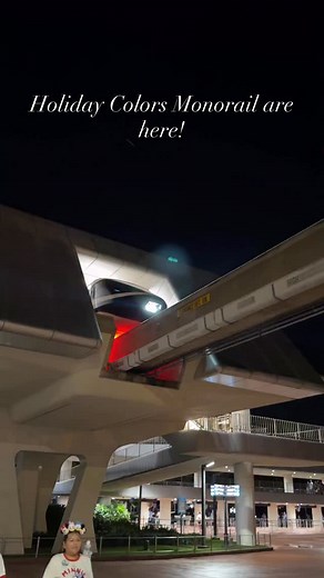 #MonorailMonday While Epcot still hasn’t got the holiday decorations up, but we do have the holiday colors on the monorail. . Follow @disney_nuts for daily theme park content. . #WaltDisneyWorld #disneynuts #disney_nuts #holidaysatwdw | Disney Nuts
