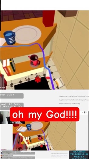 VR bugs are my worst nightmare 🤮 #vr #funnymoments #lilsnipes #virtualreality #bugs