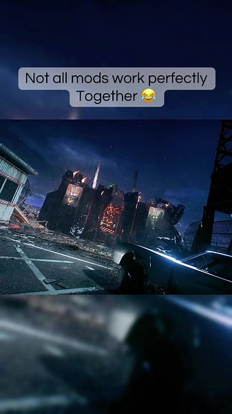 Not all mods work together 😂 #batman #batmanarkhamknight #absolutebatman #mods #thebatman