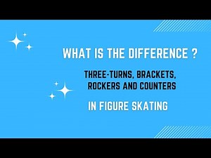 Detailed Explanation of Figure Skating Turns: Three-Turns, Brackets, Rockers & Counters