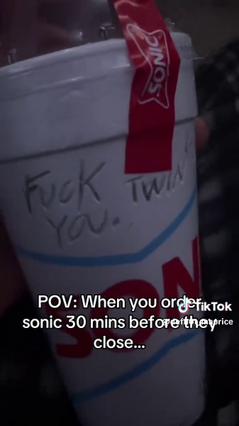POV: When You Order Sonic 30 Minutes Before Closing — What Happens?