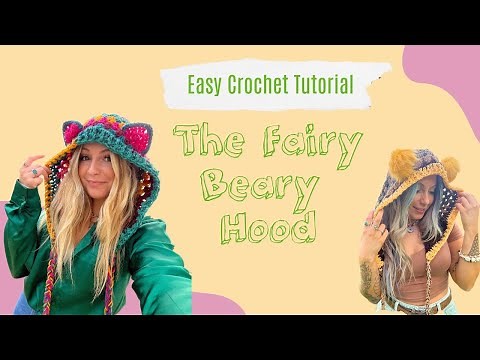 Crochet Festival Hood Tutorial | Beginner Friendly Granny Stitch Kitten Hood Pattern | AstroKnotty