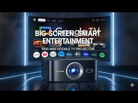 1500 ANSI Google TV Projector Review – Worth It?