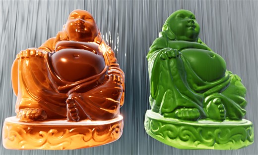 [RELEASED New Asset!] InfiniGLASS - Object density based & optimized blurred scene refractions, transparency & sub surface scattering