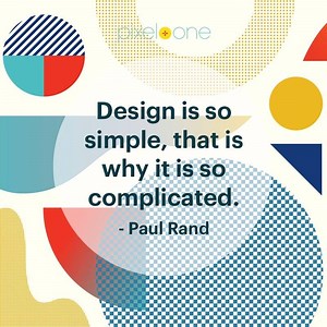 Here's today's quote from Paul Rand #PixelPlusOne #Design #DesignQuotes | Pixel Plus One