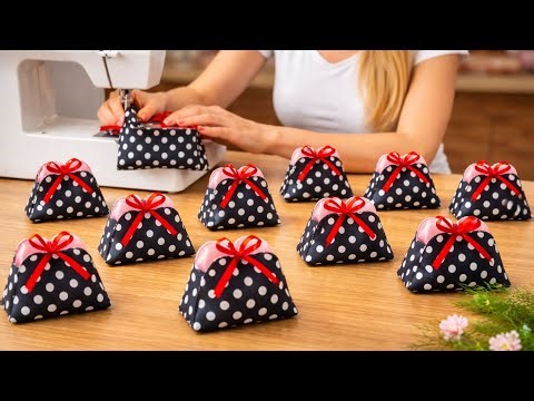 MINI VALENTINE'S DAY GIFT BAG / Tutorial for Beginners and Sewing Lovers