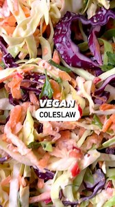 90K views · 1.8K reactions | Vegan Coleslaw in under 10 minutes 拾...