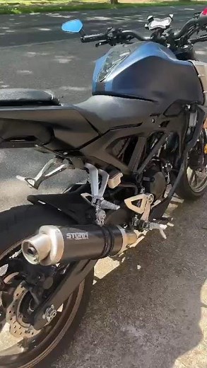 Honda cb125r exhaust sound storm