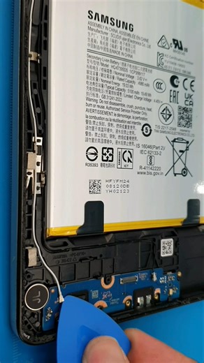 Samsung Galaxy Tablet A9 charging flxi replacement #problemfix #tech