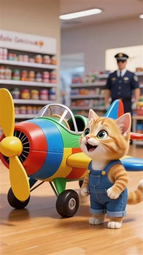 可爱猫咪卡通动画视频， #动画片 #可爱 #猫 #卡通 #儿童